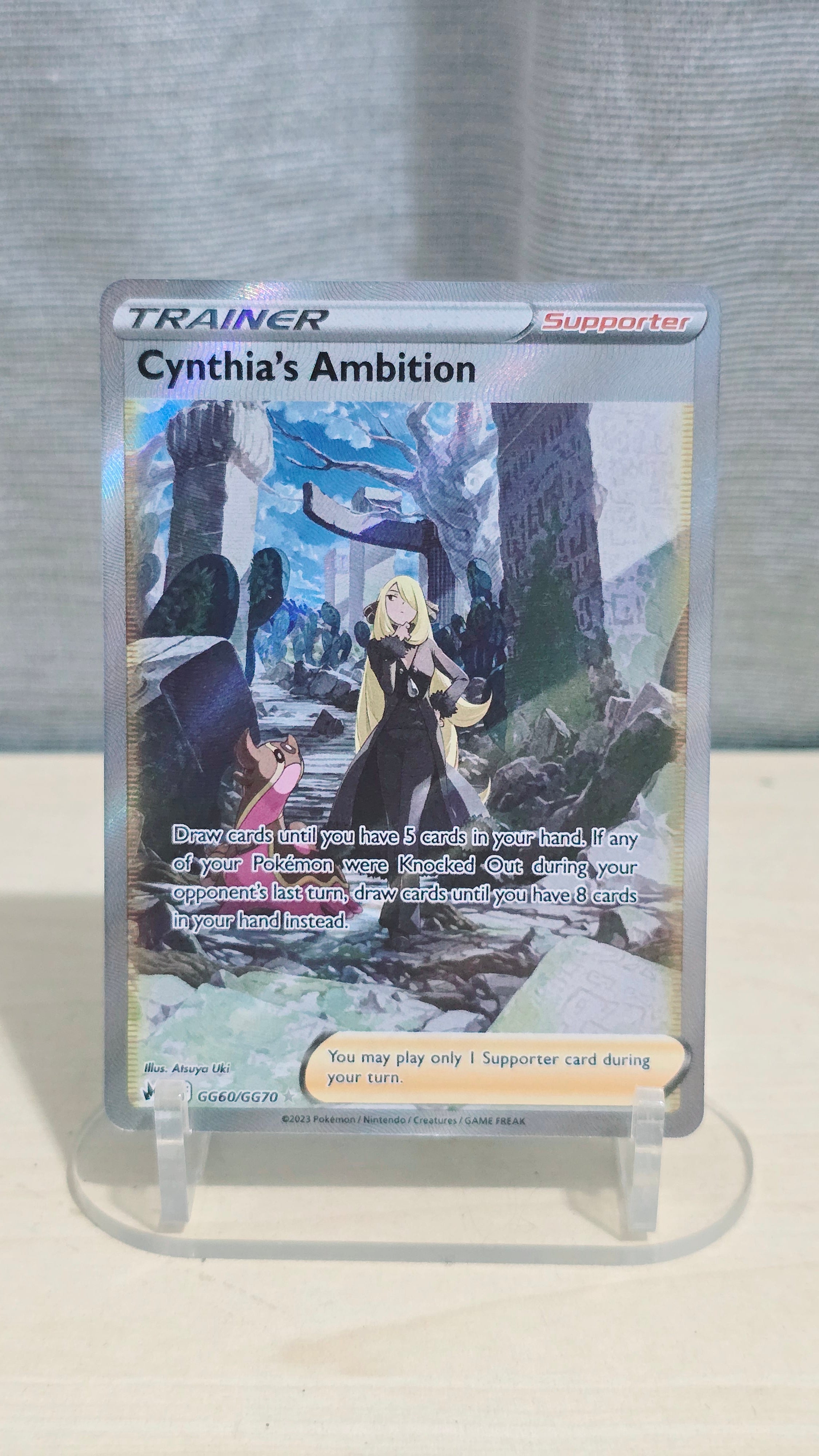 Cynthia's Ambition - Crown Zenith: Galarian Gallery - UR GG60/GG70 - English