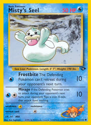 Misty's Seel 91/132 - Gym Heroes