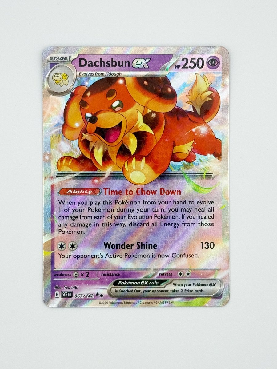 Dachsbun ex · Stellar Crown (SCR) 067 by PokeMarsi on MYNTED