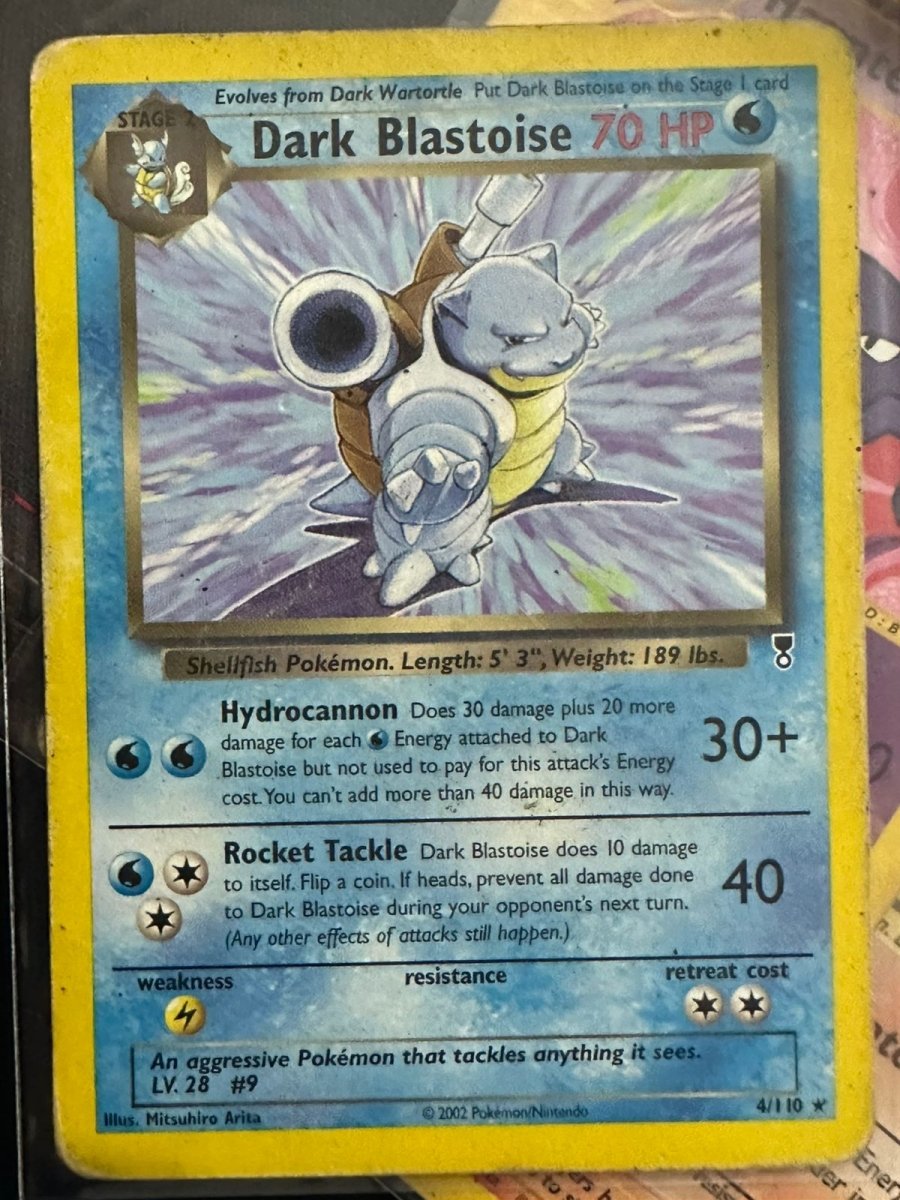 Dark Blastoise (WotC Legendary Collection) Deck Exclusives Rare • 004/110 Normal by Marnie’s TCG on MYNTED