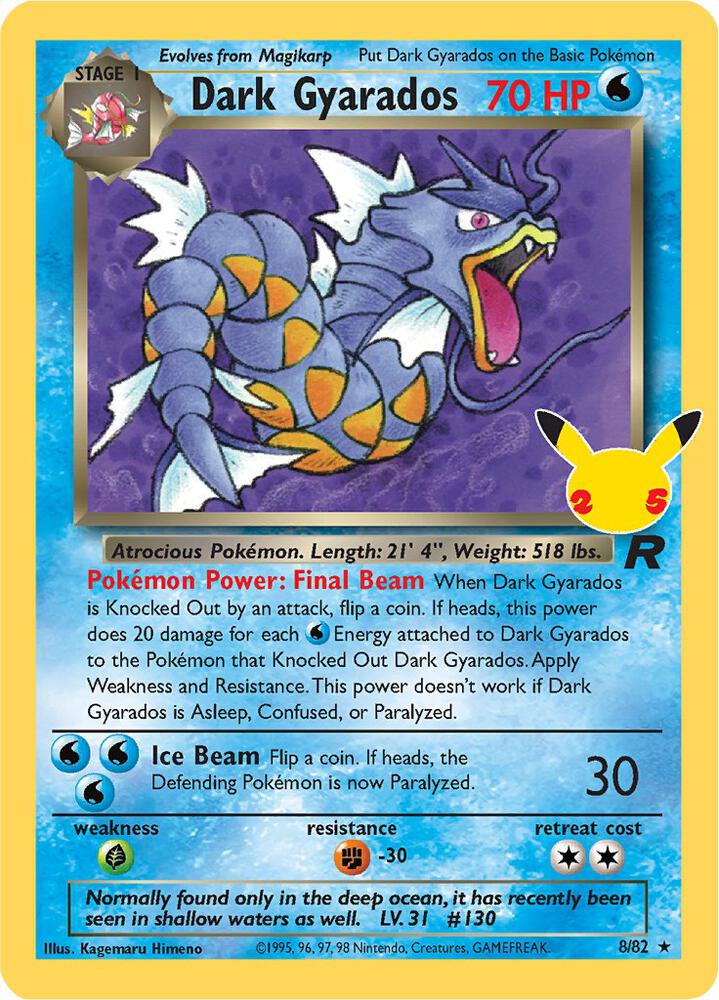 Dark Gyarados - Celebrations: Classic Collection (CCC) by The Greatest on MYNTED