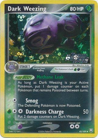 dark weezing ex team rocket returns (reverse holo) 42/109 by ISB Collector on MYNTED