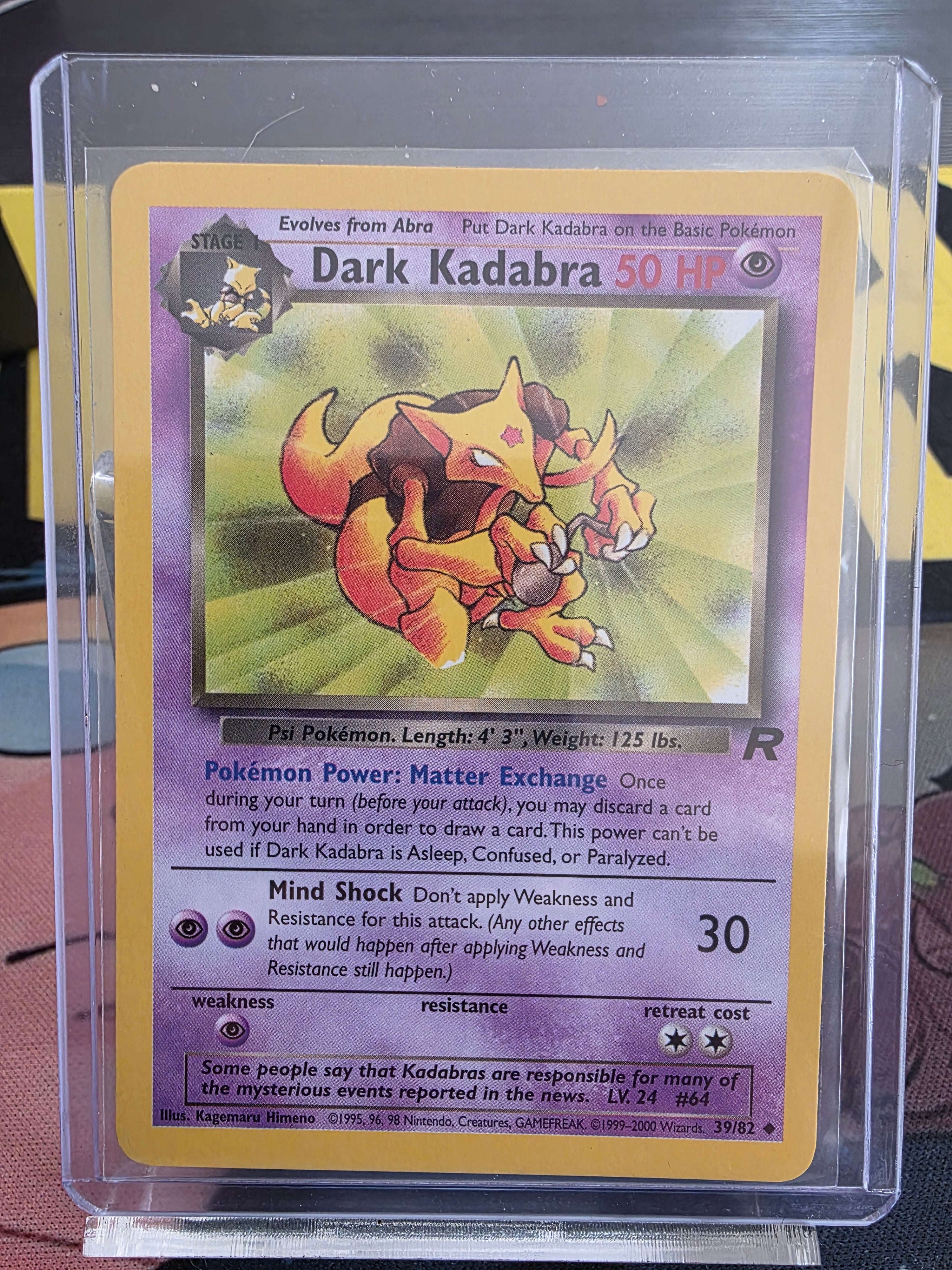 Dark Kadabra (Unlimited) 39/82 - Team Rocket
