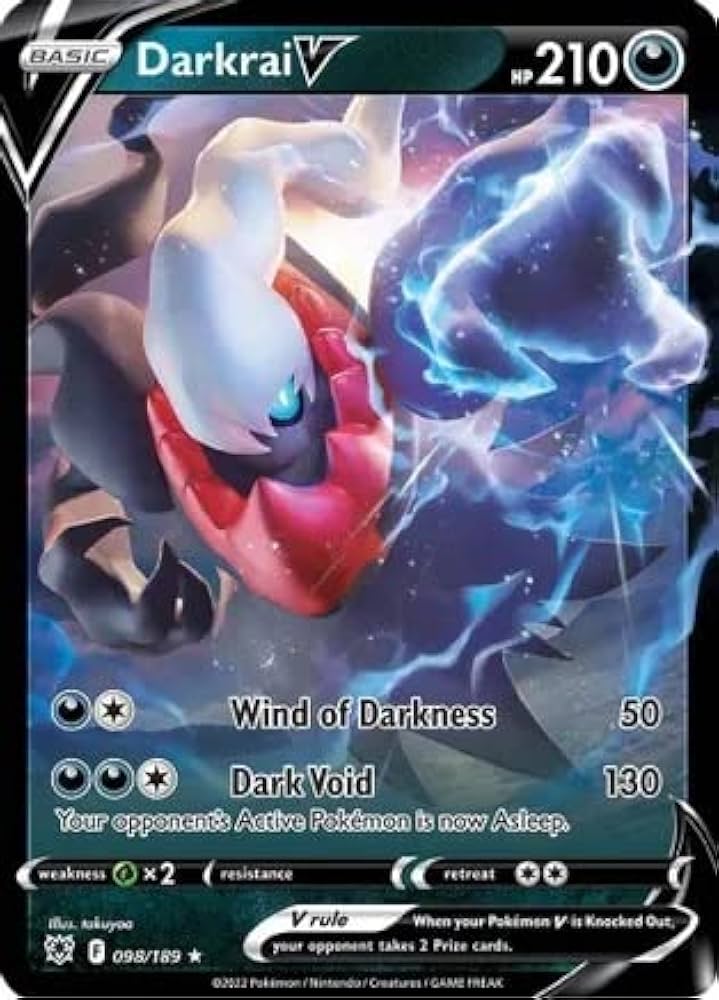 Darkrai V Astral Radiance 098/189 by ISB Collector on MYNTED