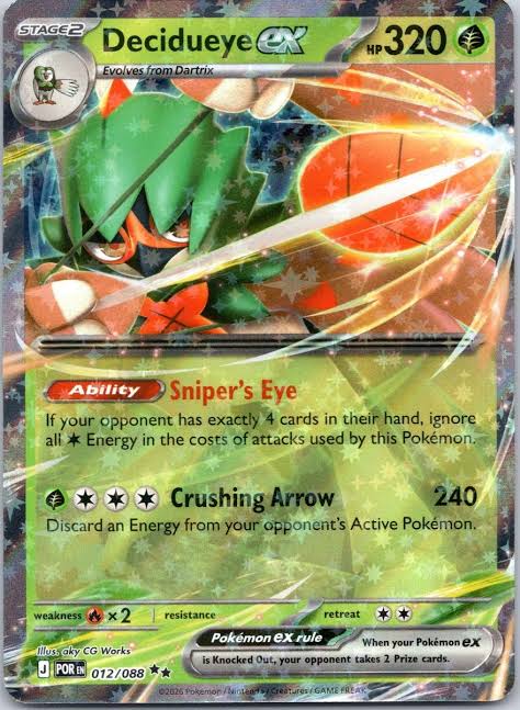 decidueye ex perfect order 012/088 by ISB Collector on MYNTED