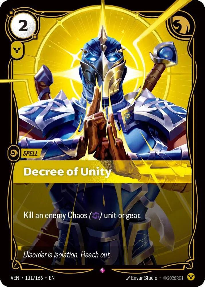 Decree of Unity 131/166 (Vendetta) by Life's TCG Vault on MYNTED
