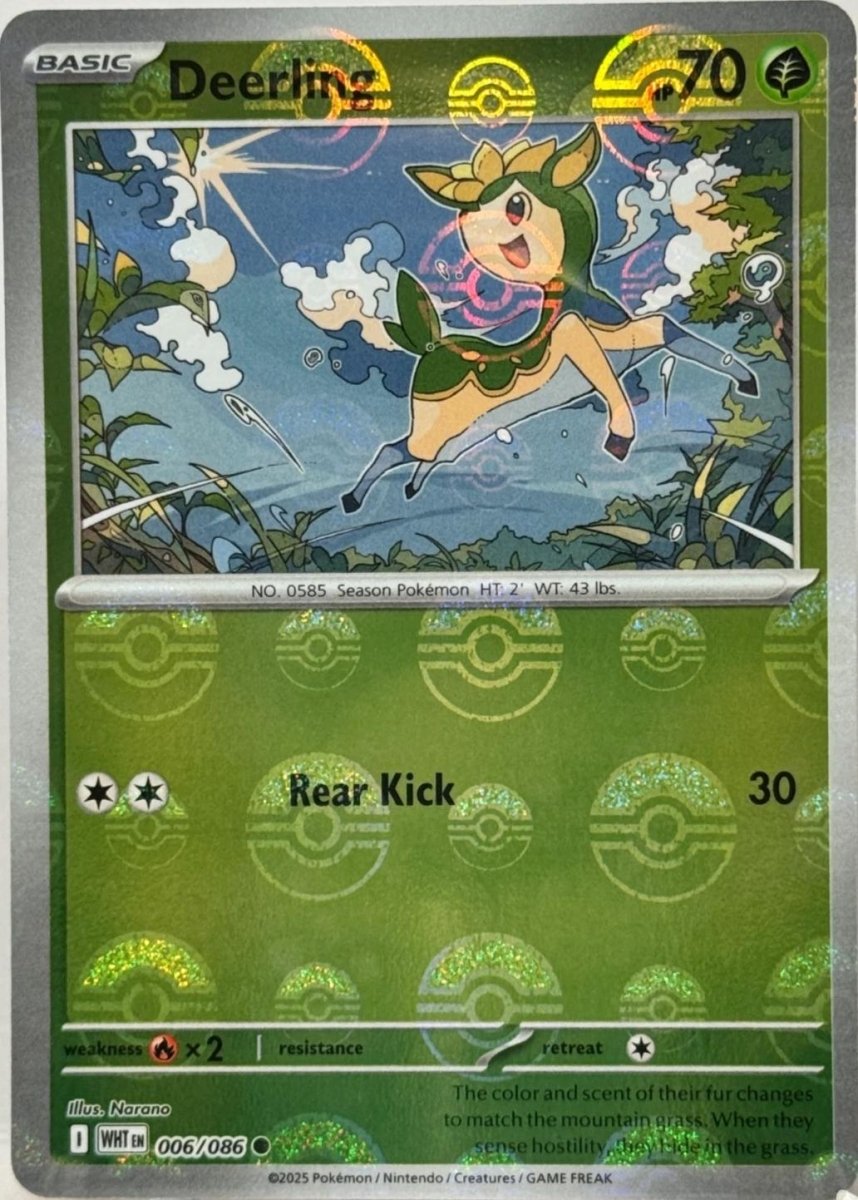 Deerling - 006/086 (Poke Ball Pattern) - SV: White Flare (WHT) by SAFAQATI on MYNTED