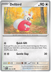 Delibird 105/132 Common | Mega Evolution by Worth the XP on MYNTED