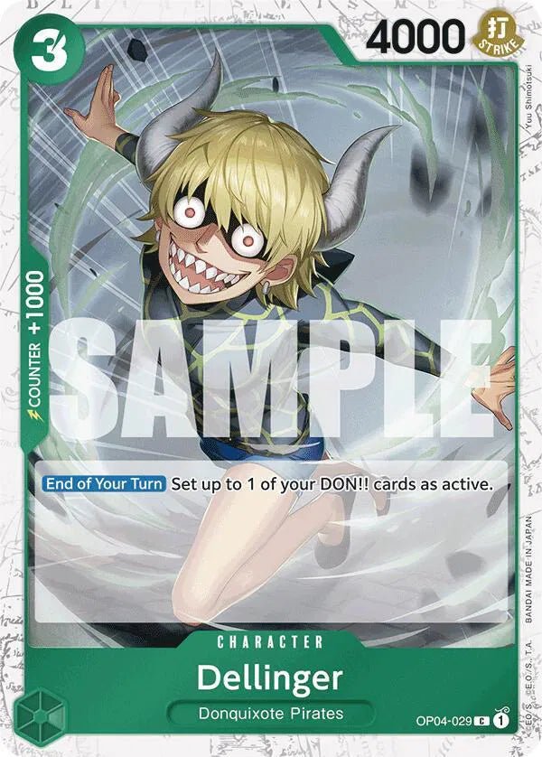 Dellinger (Jolly Roger Foil) Premium Booster C OP04 - 029 by Schmutzfink TCG on MYNTED