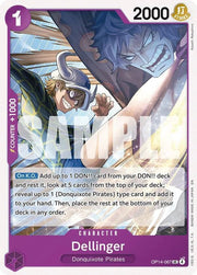 Dellinger OP14-067 (The Azure Sea's Seven) by Moe‘s Vault on MYNTED