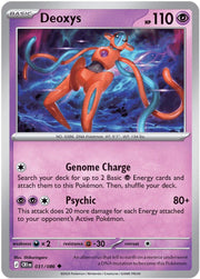 Deoxys 31 Pokemon Chaos Rising by Moe‘s Vault on MYNTED