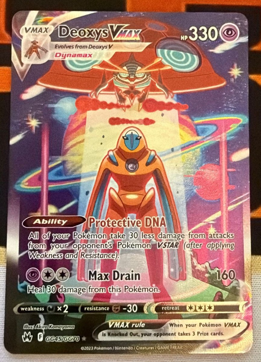 Deoxys Vmax Crown Zenith - GG45/GG70 by maithxjoystex on MYNTED
