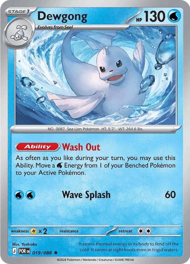 Dewgong 019 Holo - Perfect Order by PokéPW on MYNTED
