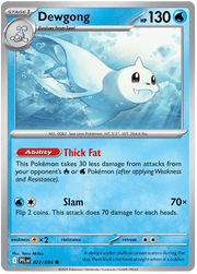 Dewgong 022/094 Reverse Holo | Mega Evolution – Phantasmal Flames by Worth the XP on MYNTED