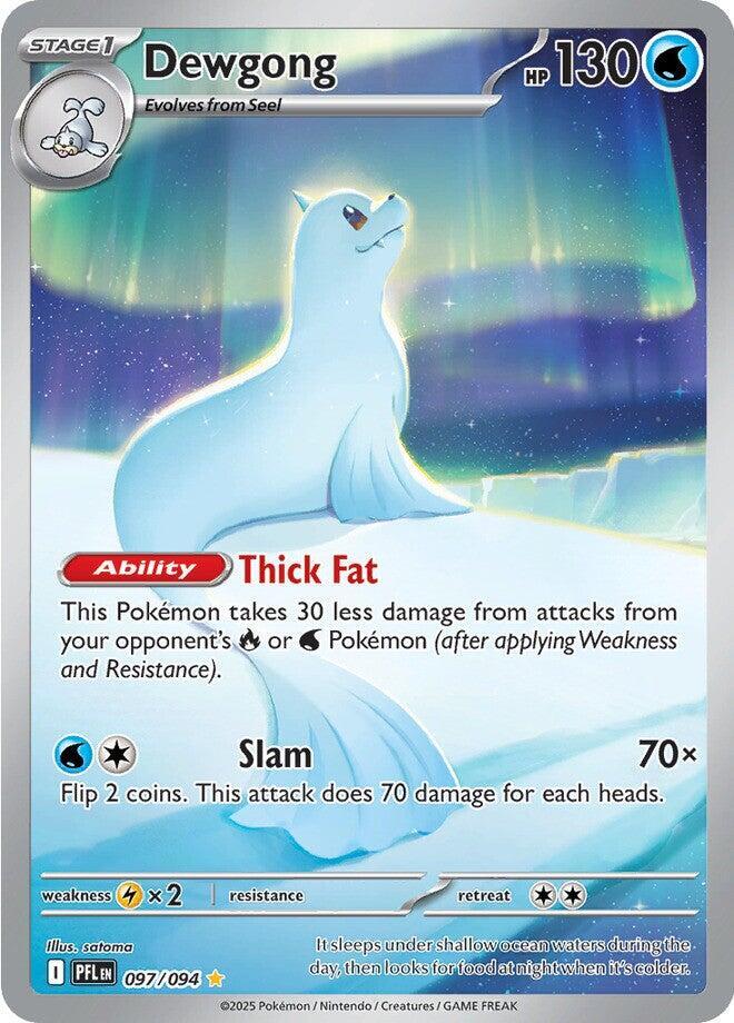 Dewgong - 097/094 - ME02: Phantasmal Flames (PFL) by Poké Dubai on MYNTED