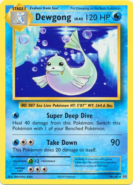 Dewgong - 29/108 by PokeCollect on MYNTED
