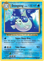 Dewgong (Reverse Holofoil) Evolutions Rare 29/108 by PokeSource on MYNTED