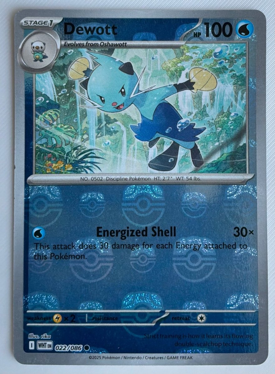 Dewott (Masterball Pattern) 022/086 by MochiTCG on MYNTED