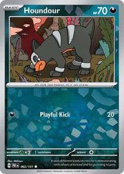 houndour POKEBALL REVERSE HOLO Prismatic Evolutions 062/131