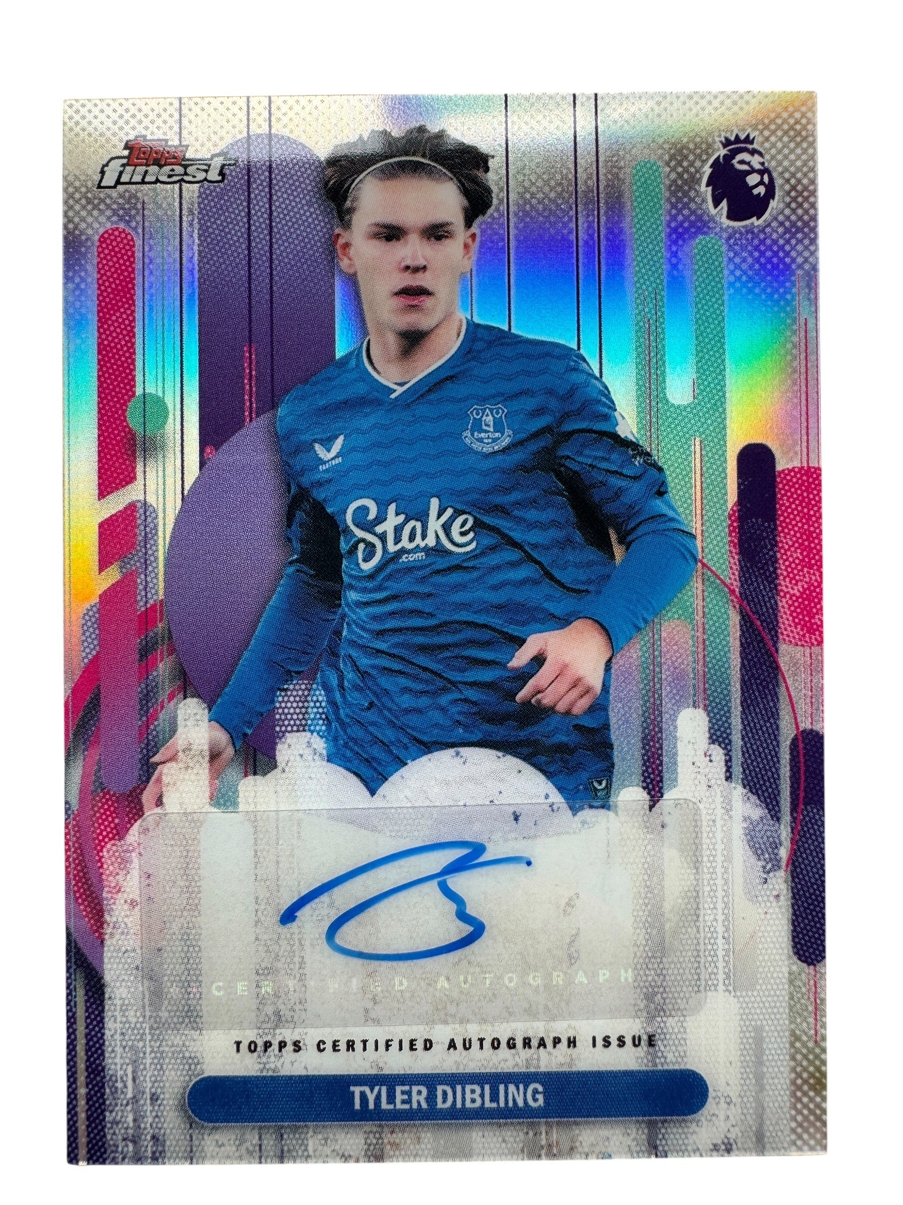Tyler Dibling AUTOGRAPH - Everton - Topps Finest Premier League 2026