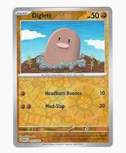 Diglett 050/165 - Reverse Holo (Pokemon 151) by The Cardboard Grind on MYNTED