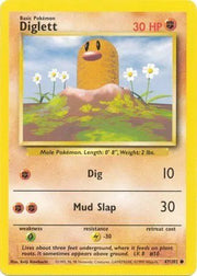 Diglett - 47/102 - Base Set (Unlimited) - LP by The Archive Stop on MYNTED