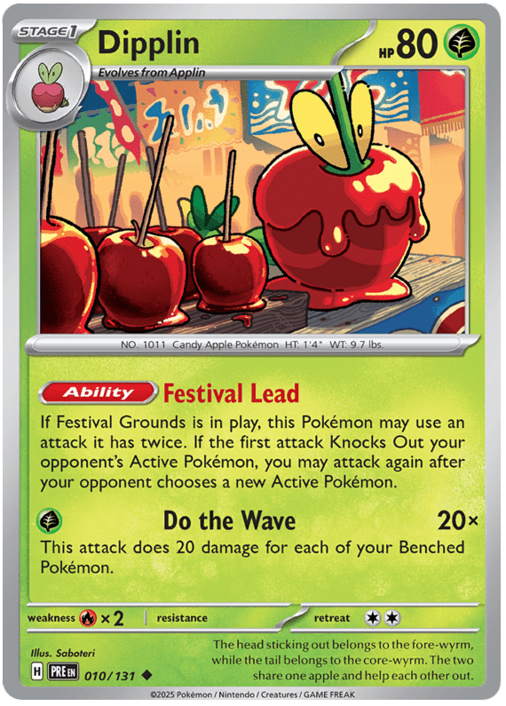 Dipplin 010/131 Uncommon | Scarlet & Violet – Prismatic Evolutions by Worth the XP on MYNTED