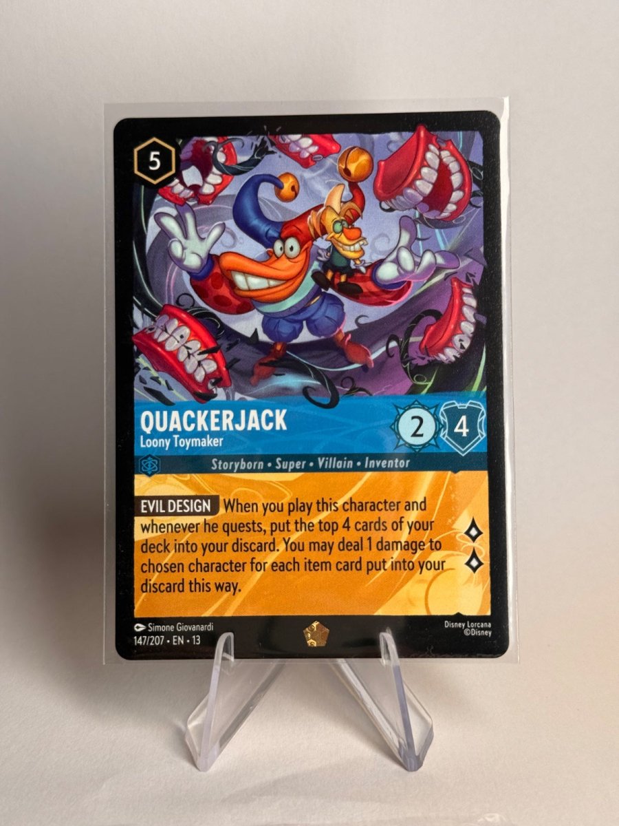 Disney Lorcana Quackerjack – Loony Toymaker #147/207 Legendary – Attack of the Vine! EN13 by BOCASU on MYNTED