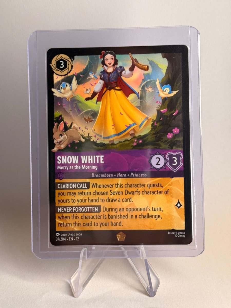 Disney Lorcana Snow White – Merry as the Morning #37/204 Legendary – Wilds Unknown by BOCASU on MYNTED