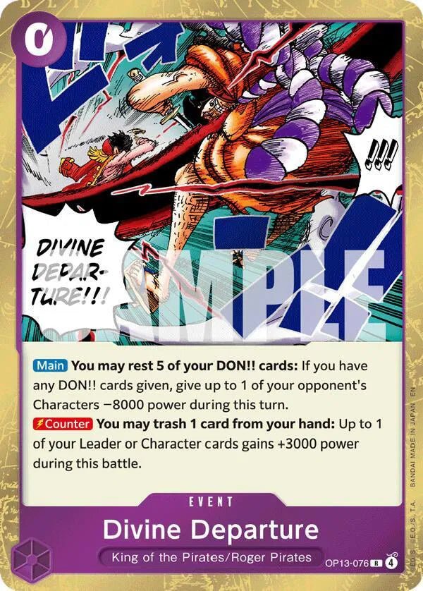 Divine Departure Carrying On His Will R OP13 - 076 by Schmutzfink TCG on MYNTED