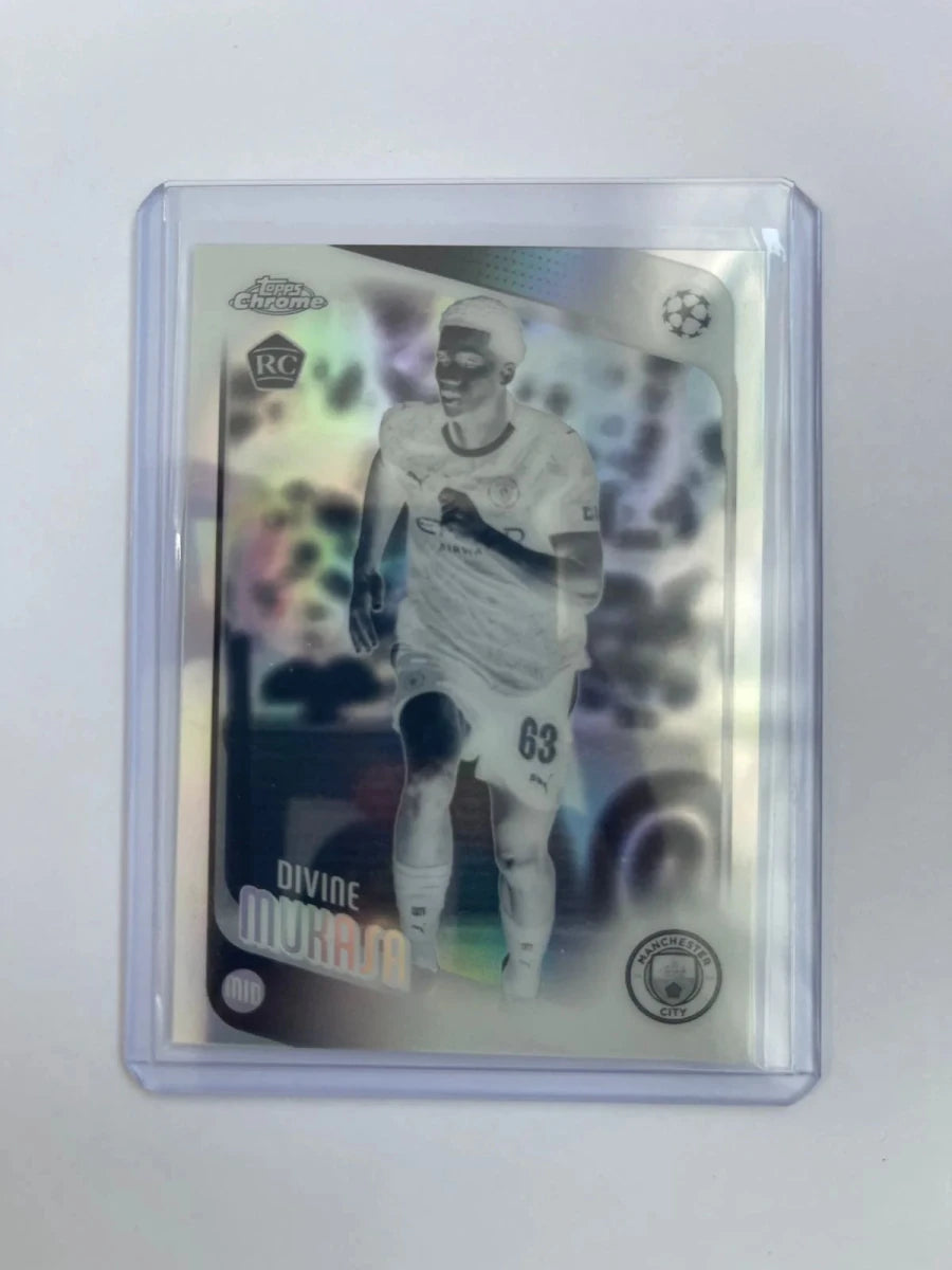 Divine Mukasa RC - 25-26 Topps Chrome Negative by Card Market Ahuy on MYNTED