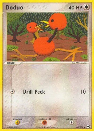 Doduo EX Hidden Legends Common • 60 Normal by Marnie’s TCG on MYNTED