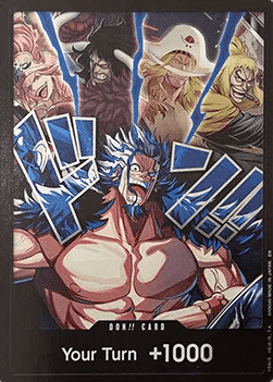DON!! Card (Alternate Art) (Rocks) (The World's Strongest Warriors) by Ruffy’s Shack on MYNTED