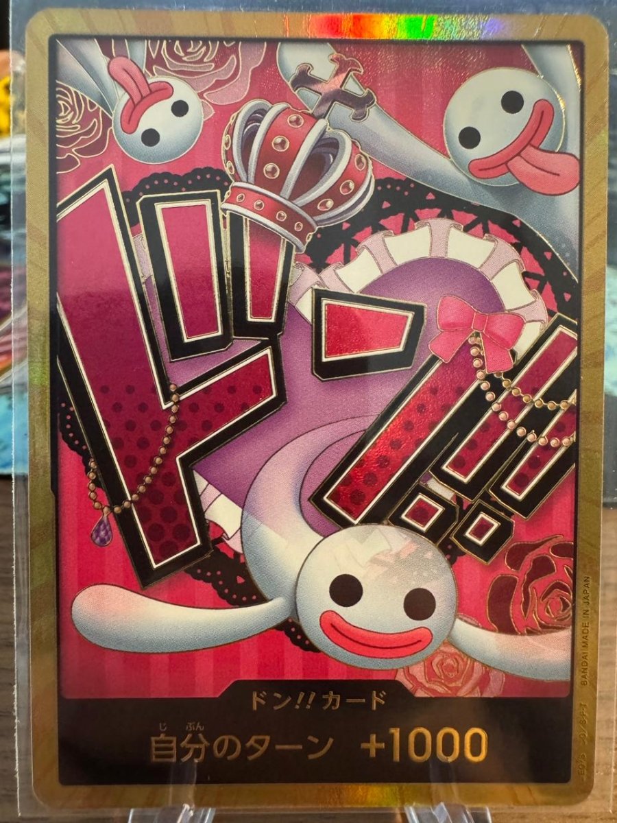 DON !! Card [Gold Frame] (Perona) ONE PIECE Card The Best PRB - 01 Japanese by Desert Pirates on MYNTED