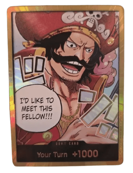 DON!! Card (Gol.D.Roger) (Gold) Carrying On His Will DON!! by Schmutzfink TCG on MYNTED