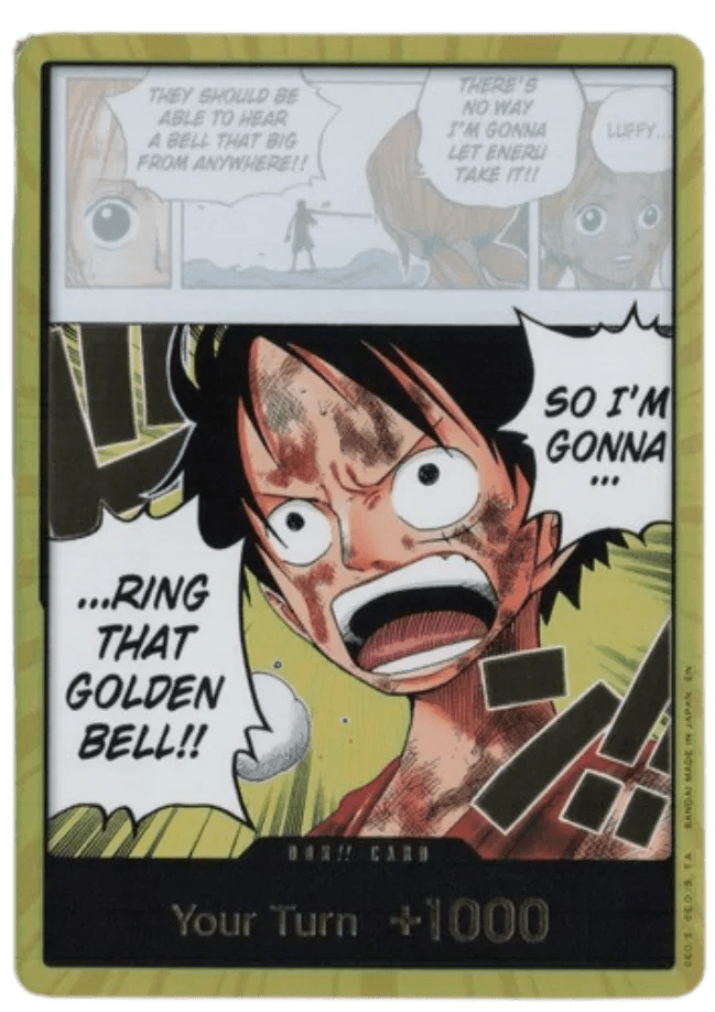 DON!! Card (Luffy) (Gold) Adventure on Kami's Island DON!! by tradin9ape on MYNTED