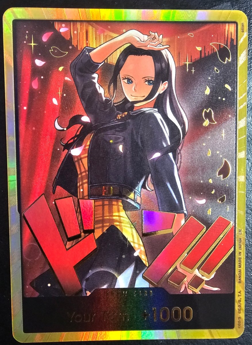 DON!! Card (Nico Robin) (Gold) by PlayVault on MYNTED