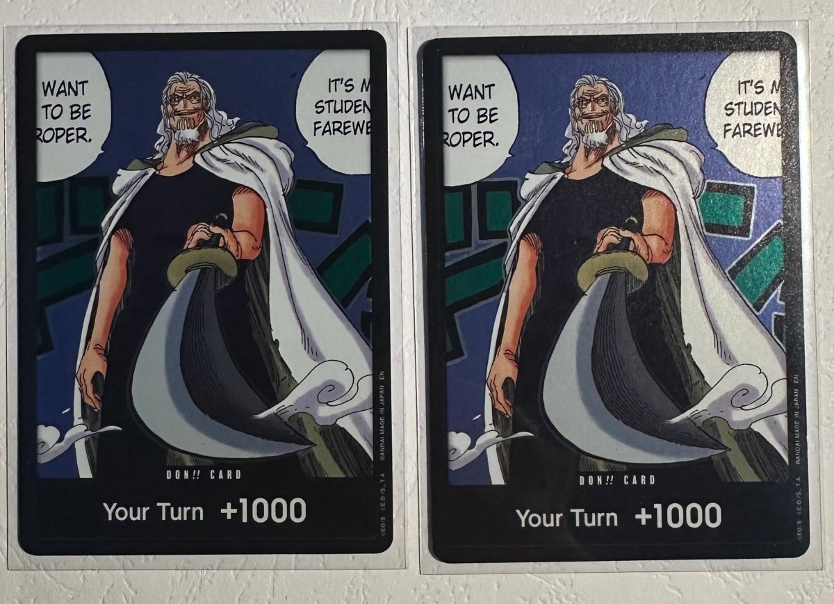 DON!! Card Silvers Rayleigh lot of 2 by Coolectibles on MYNTED