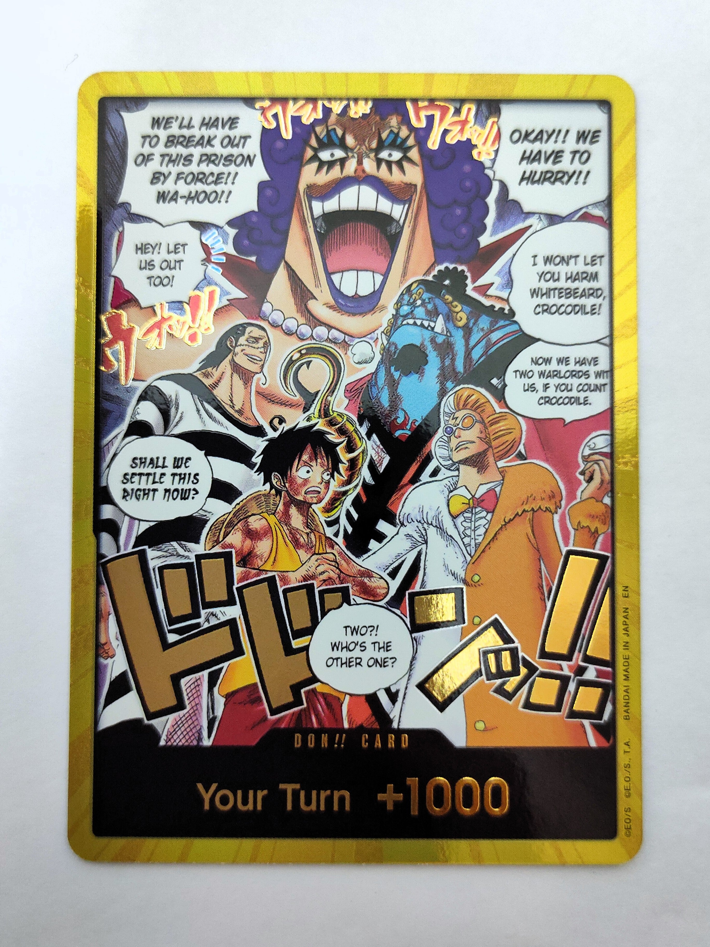 DON!! Card (Alternate Art) (Gold) The Time Of Battle