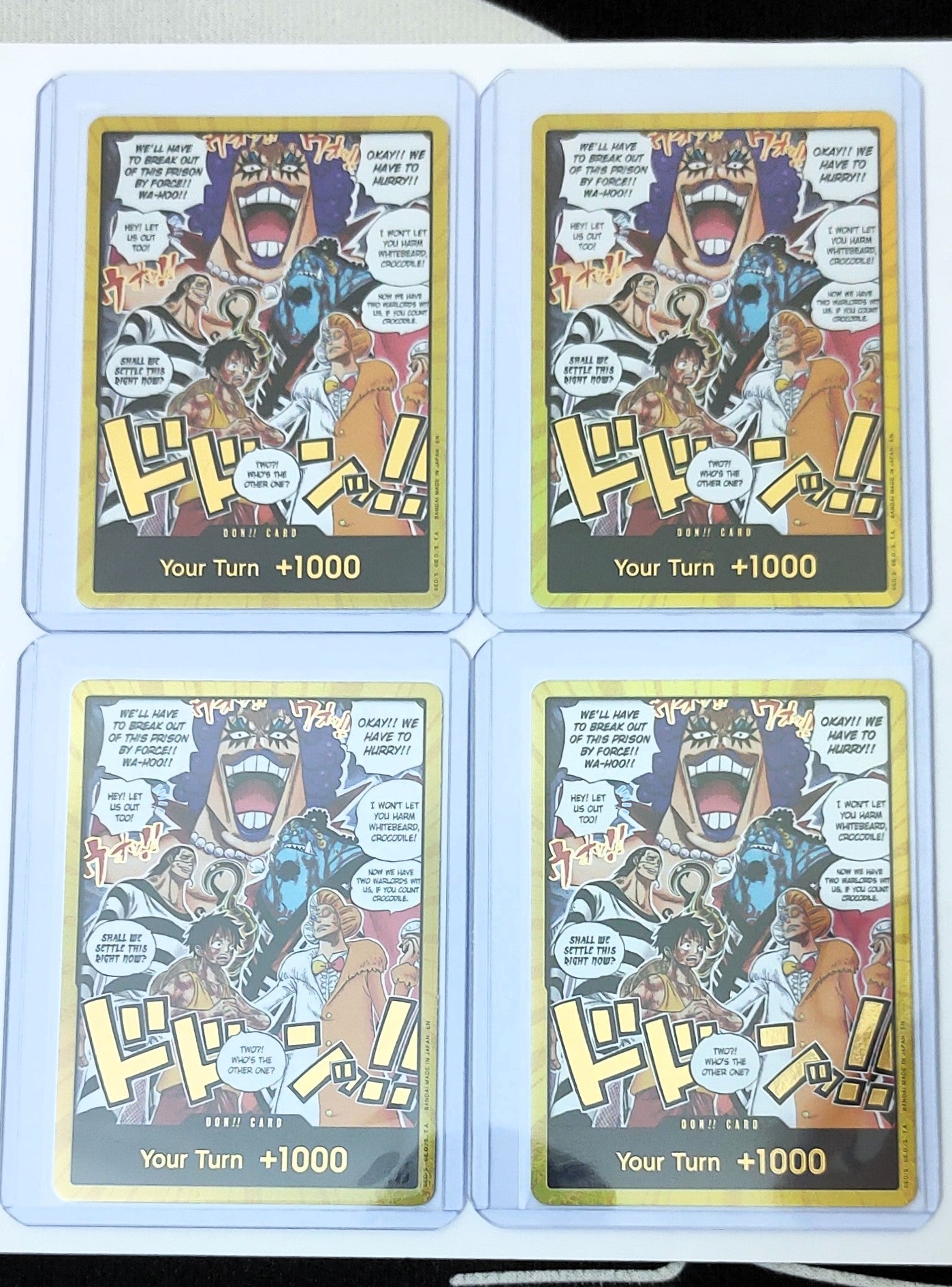 DON!! Card (Alternate Art) (Gold) The Time Of Battle