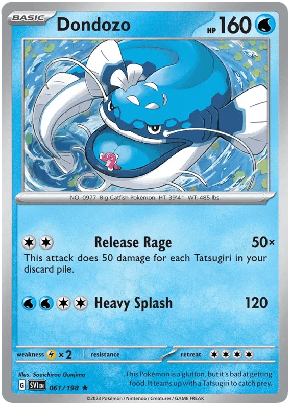 Dondozo 061/198 · Holofoil (Scarlet & Violet Base Set) by ISB Collector on MYNTED