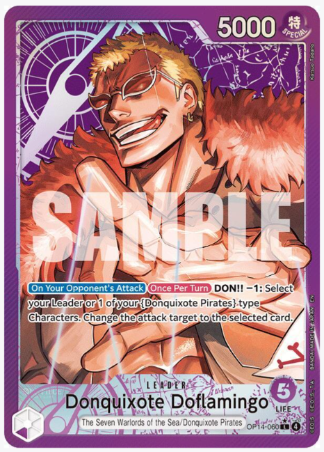 Donquixote Doflamingo - OP14-060 (Alternate Art) by Nekohime TCG on MYNTED