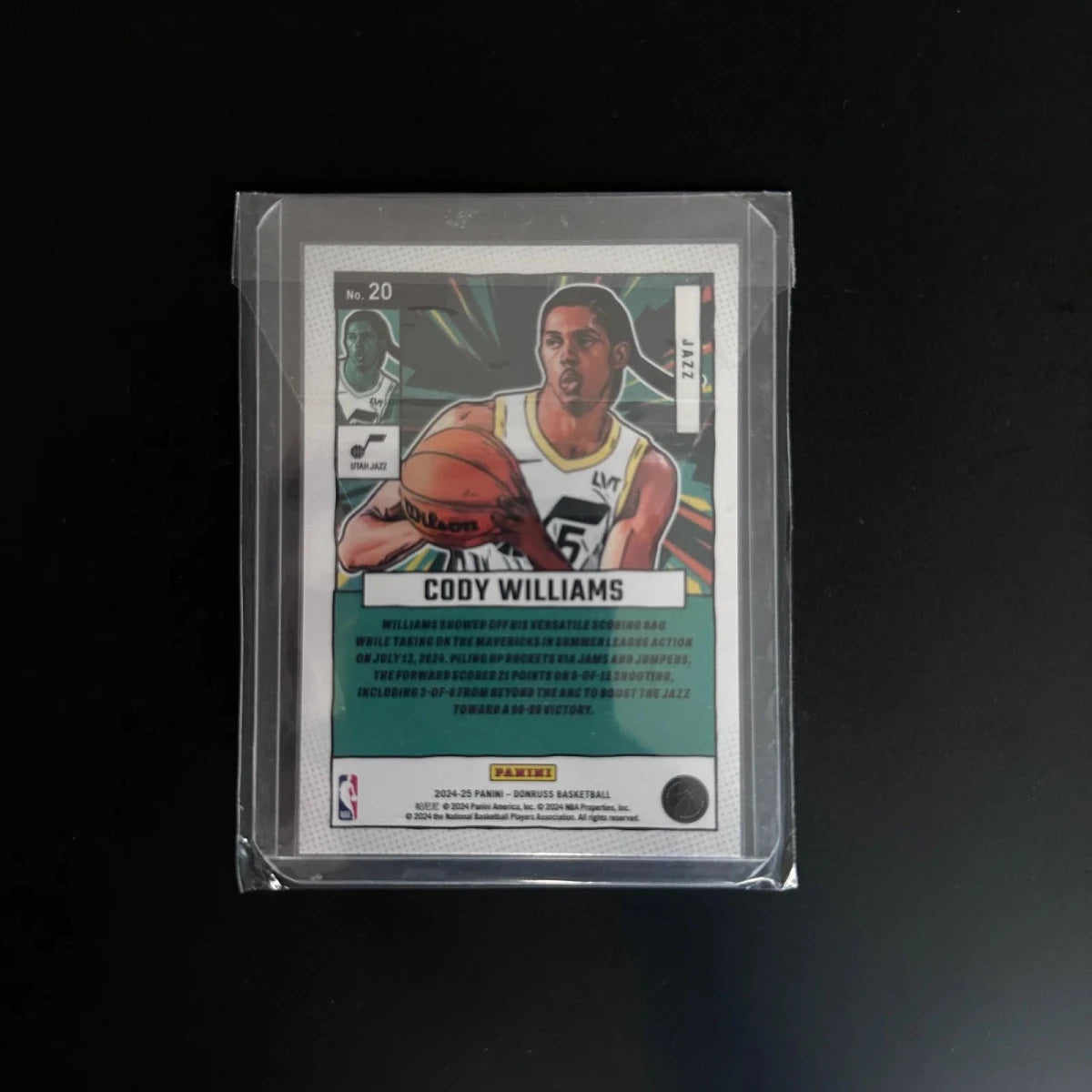 Donruss Marvels Cody WIlliams Marvel Nba Card by The Greatest on MYNTED