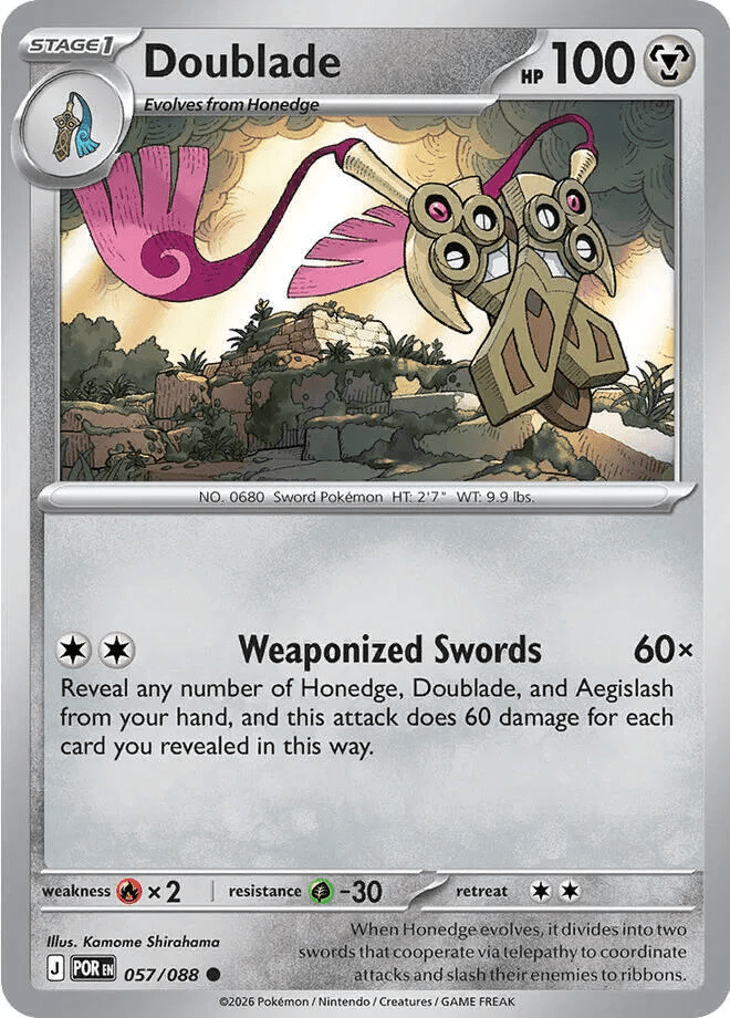 Doublade 057 - Perfect Order by PokéPW on MYNTED