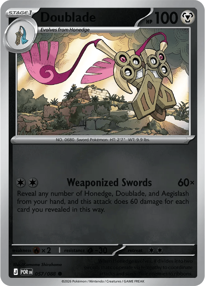 Doublade 057 Rev Holo - Perfect Order by PokéPW on MYNTED