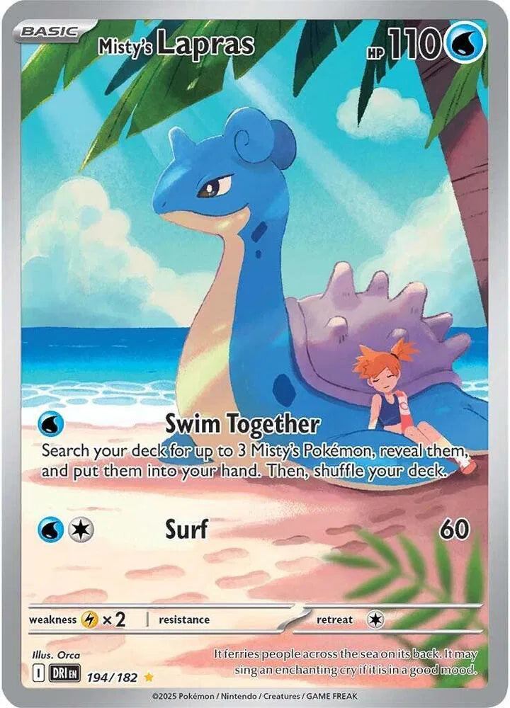 Misty's Lapras - Destined Rivals - IR 194/182 - English