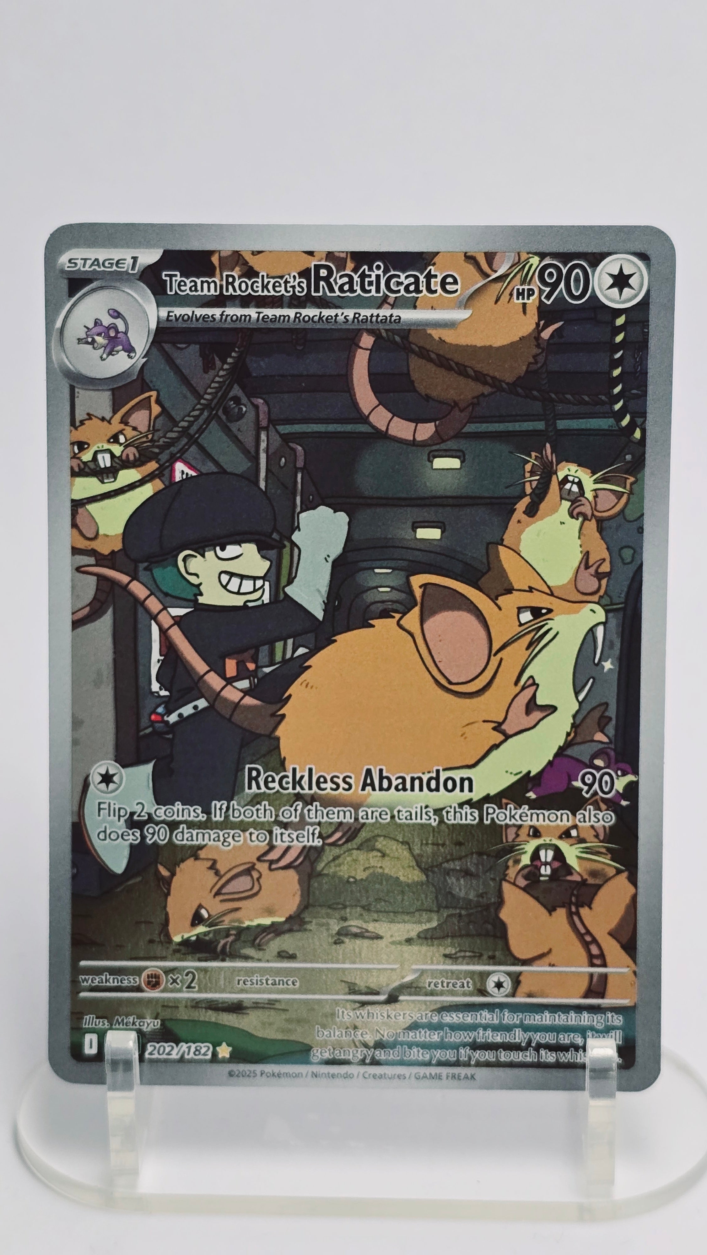 Team Rocket's Raticate - Destined Rivals - IR 202/182 - English