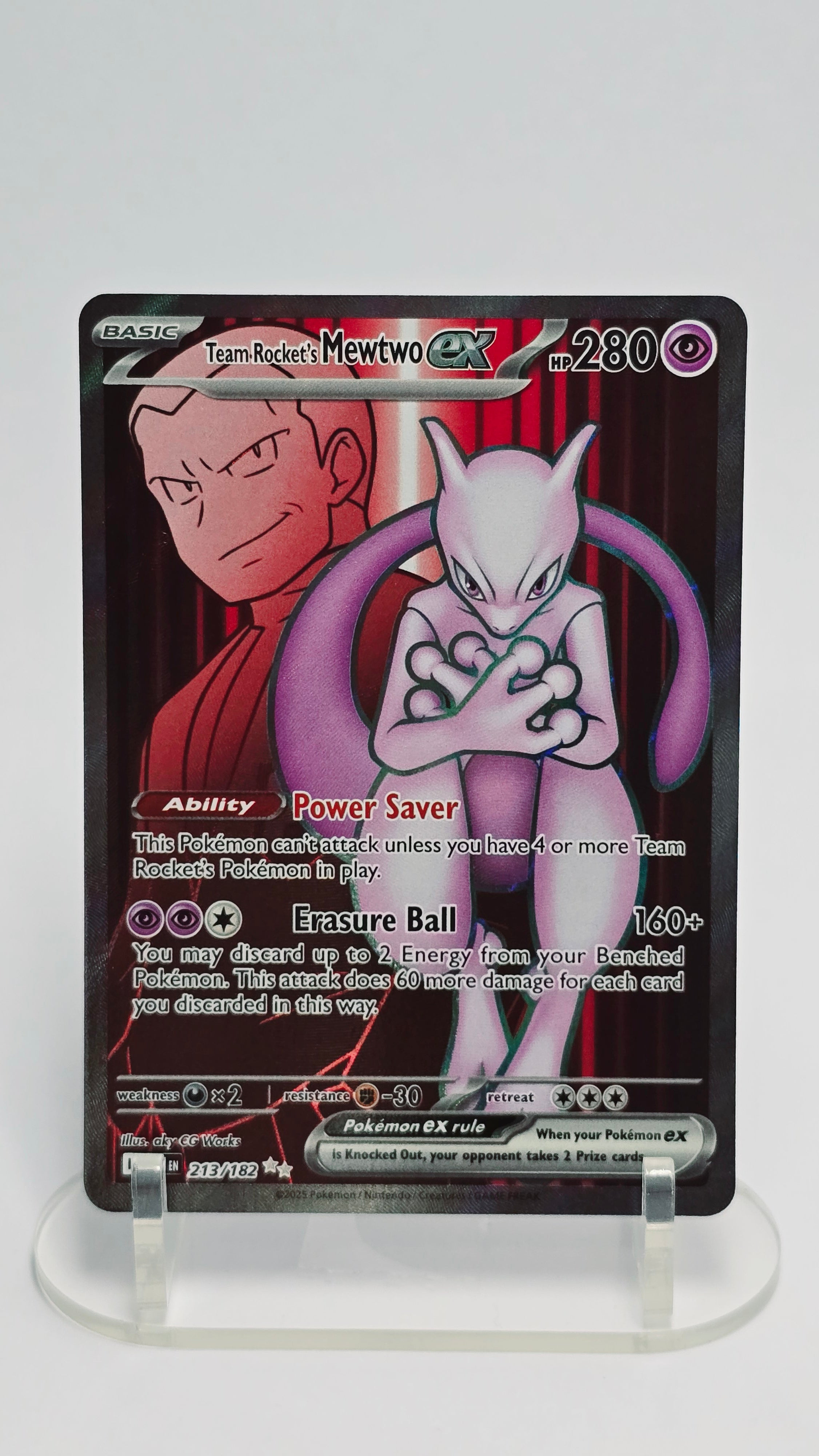 Team Rocket's Mewtwo ex - Destined Rivals - UR 213/182 - English
