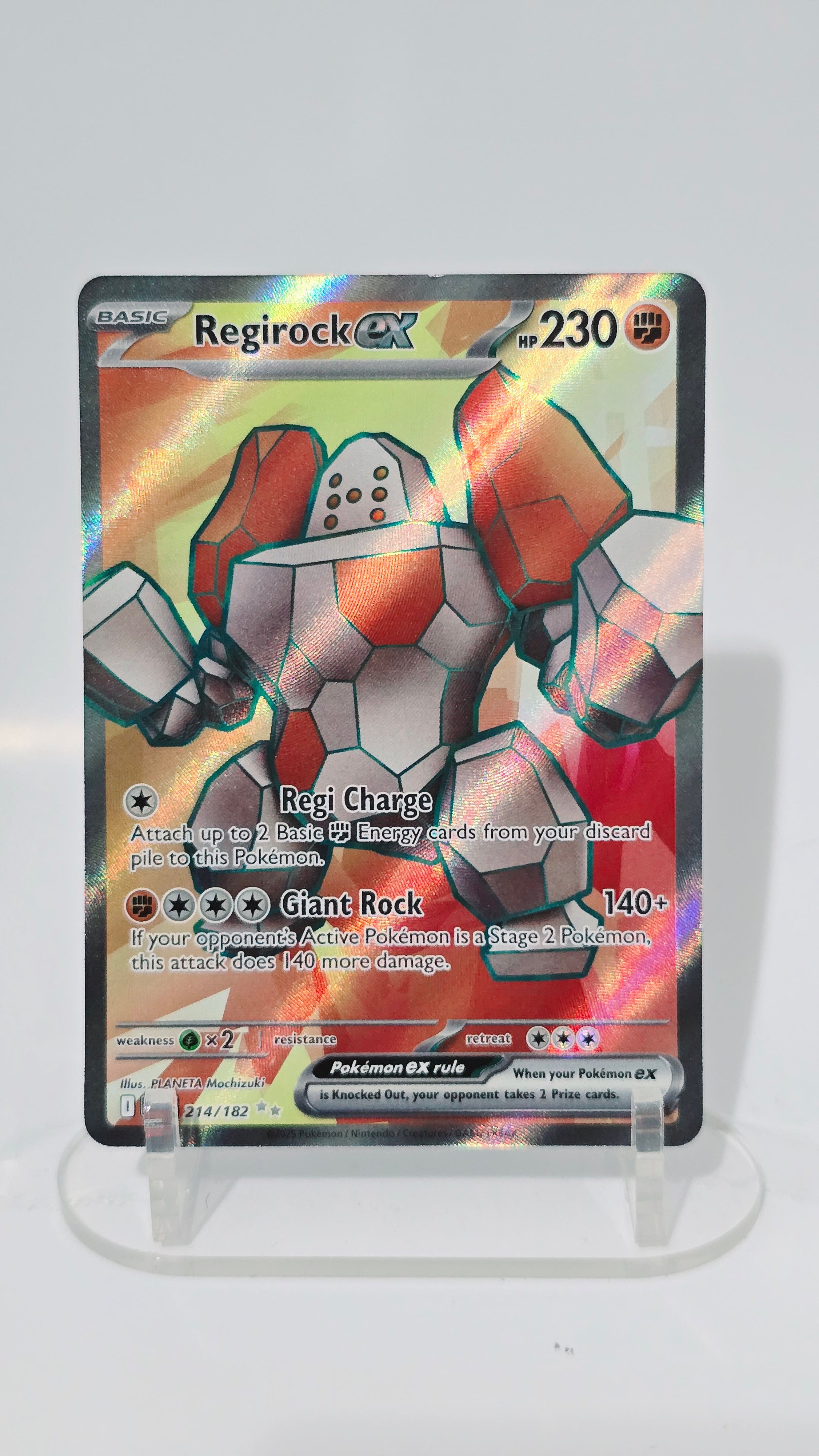 Regirock ex - Destined Rivals - UR 214/182 - English