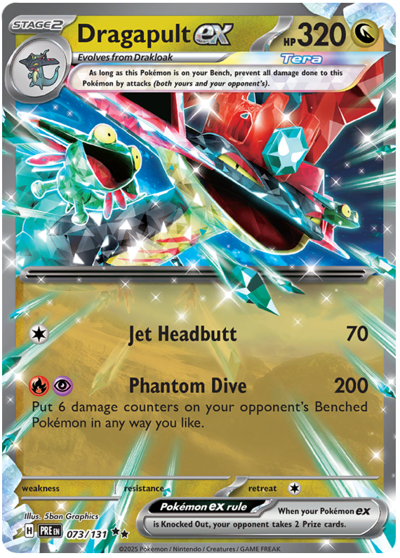 Dragapult ex 073/131 Double Rare | Scarlet & Violet – Prismatic Evolutions by Worth the XP on MYNTED
